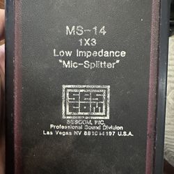 MS-14 Mic Splitter 