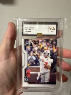 C.J. Stroud 2023 Leaf Draft – GMA 9.5
