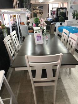 Table + 6 chairs