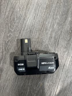 Ryobi 18v battery 4ah