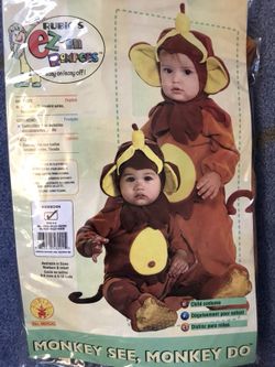 MONKEY Costume 0-6 months