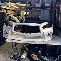 2014-17 INFINITI Q50 SPORTS BUMPER(WHITE)