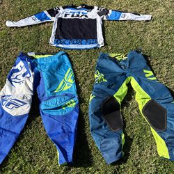 Dirt bike gear  two pants one shirt