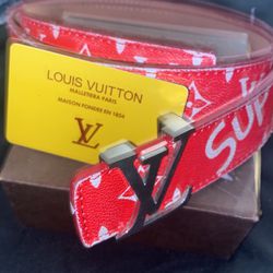 Louis Vuitton X Supreme Belt