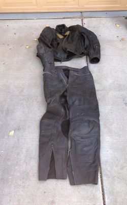 Teknic 2-piece Motorcycle riding leathers