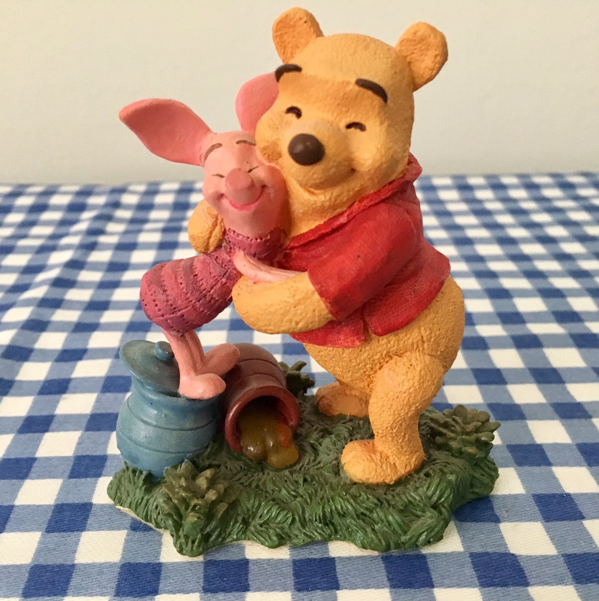 Disney Simply POOH and PIGLET Figurine - "Hugs are better than Honey"