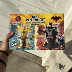 Batman/The Flash Bust Paperweights