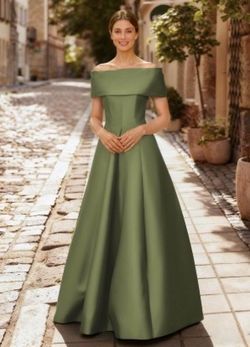 Olive green women dress 14/16