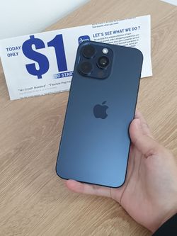 iPhone 15 Pro Max 6.7" (Unlocked) 256GB Good Blue Titanium