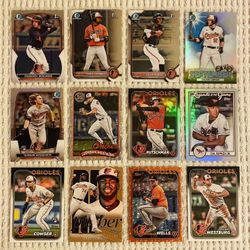 Baltimore Orioles 125 Card Baseball Lot! Rookies, Prospects, Parallels, Short Prints, Variations & More!