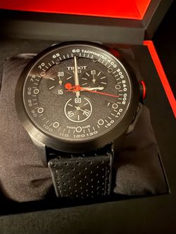 Tissot la vuelta red cycling watch Swiss movement