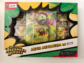 Ascended Heroes Mega Meganium EX box