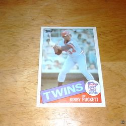 1985 Topps Baseball ⚾ Player Kirby Puckett #536 Rookie Card Twins 