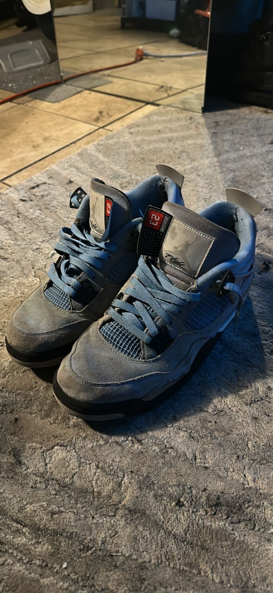 University Blue Jordan 4s