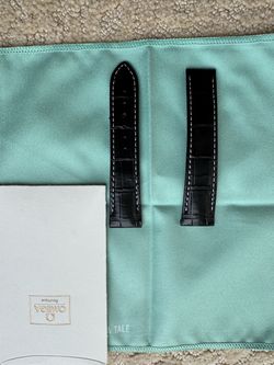 >> New Omega two piece leather strap