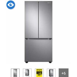 Samsung 22 cu. ft. Smart 3-Door French Door Refrigerator