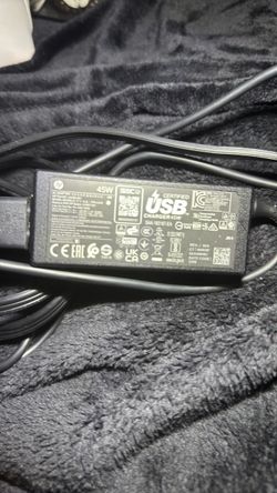 HP 45W USB Laptop Charger AC Adapter