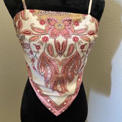 Scarf Tie Top Womens 