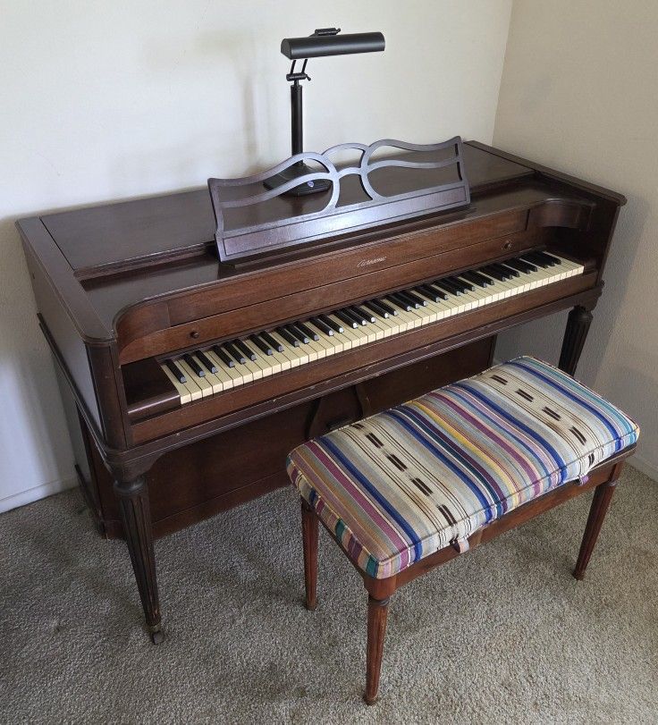 Vintage Acrosonic Piano with Bench
