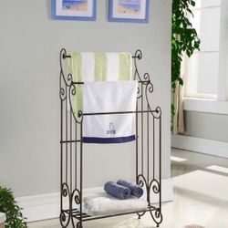 Kings Brand Furniture Pewter Metal Towel Racks f