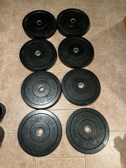 Rogue hg 2.0 230lb Olympic bumper plate set weights