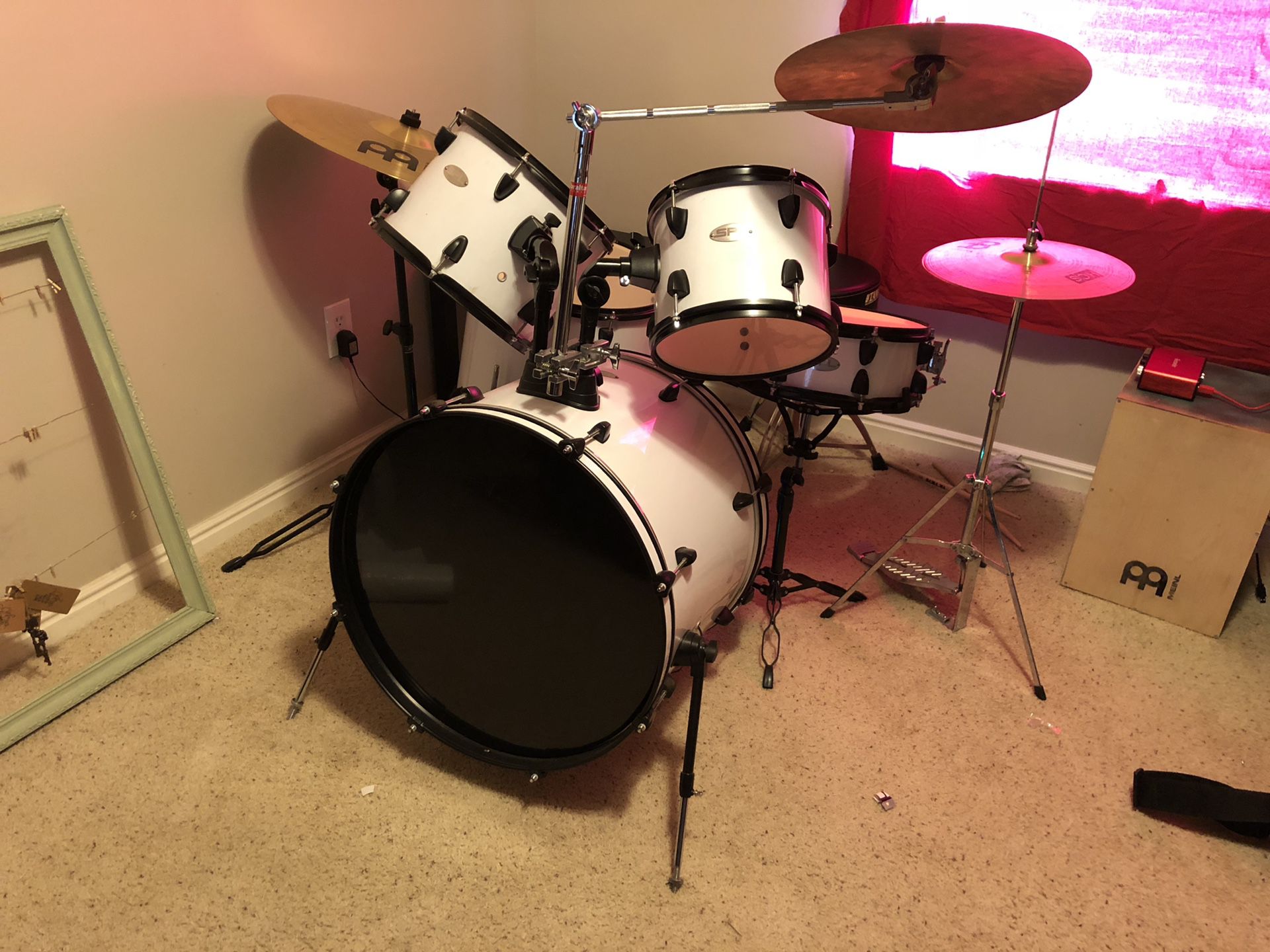 Spl drum set with meinl cymbals