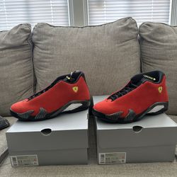 2025 NIKE AIR JORDAN XIV RETRO 14 FERRARI SZ 11 DS
