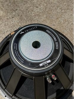 Eminence 18” speakers