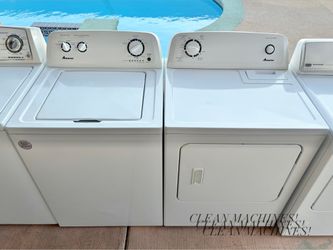 Amana Washer and Electric or Gas Dryer 90 Day Warranty Some Delivery