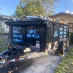 Dumpster Dump Trailer