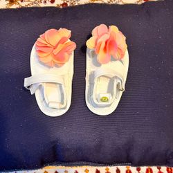 Infant Shoes Baby Girls Bow Flower Flat Sandal For Summer Fall