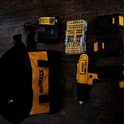 BRAND NEW!!! 20v Dewalt Drill and Batteries