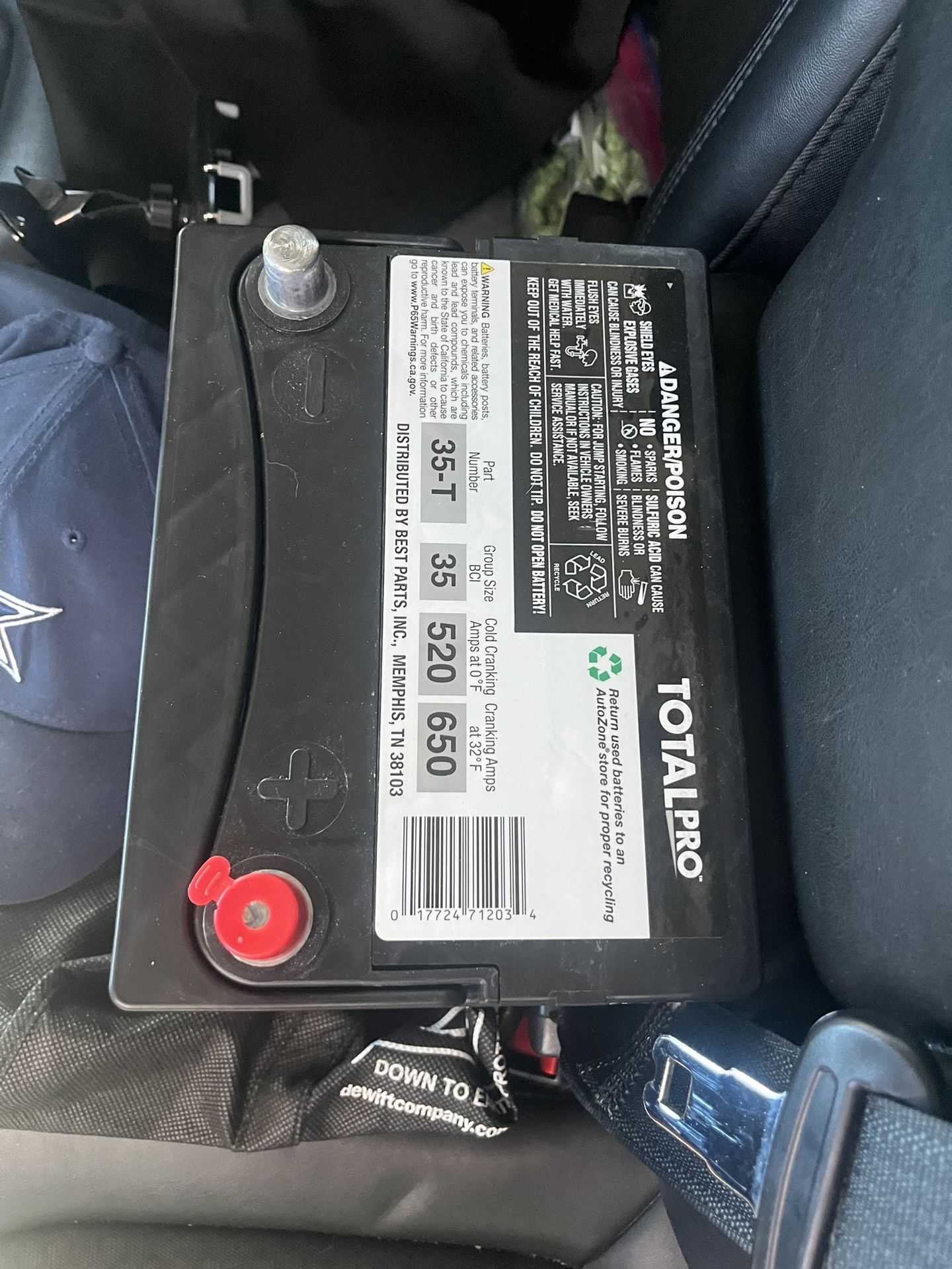 Brand New Car Battery Never Installed