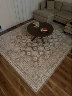 Ivory taupe Rug - 7'10" × 9'10