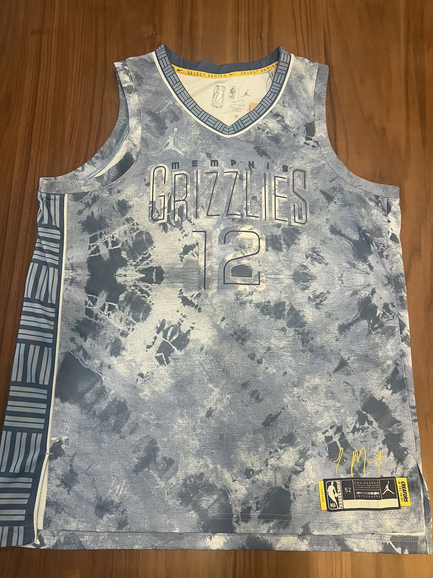 Jordan Ja Morant Memphis Grizzlies Wingman Series Jersey
