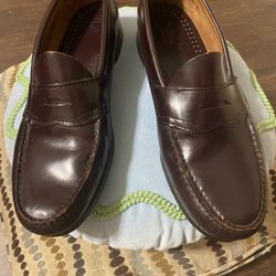 G.H.Bass & Co. Weejuns Leather Shoes Loafer Classic Slip-On Burgundy Size 11 Made in USA 🇺🇸 