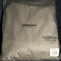 Fear of God Essentials oatmeal hoodie Size L