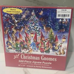 Gnomes Christmas Puzzle NEW 
