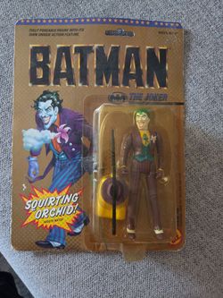 Toy Biz DC Comics Batman The Joker Squirting Orchid Figure 1989 New