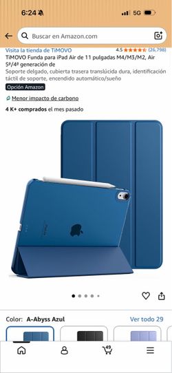 Blue case iPad Air 5th generation