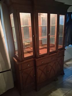 Beautiful light up cabinet