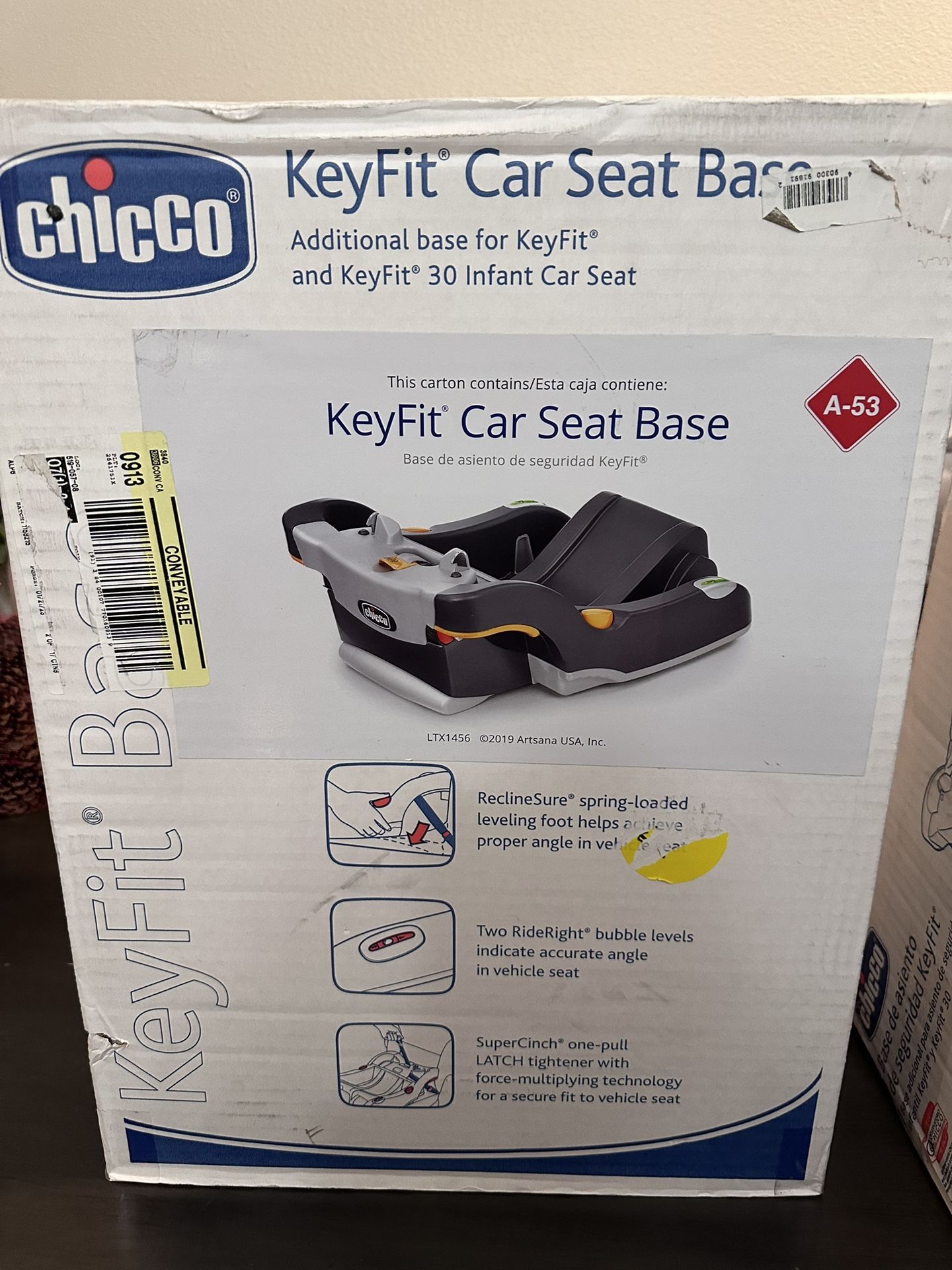 KeyFit Infant Car Seat Base