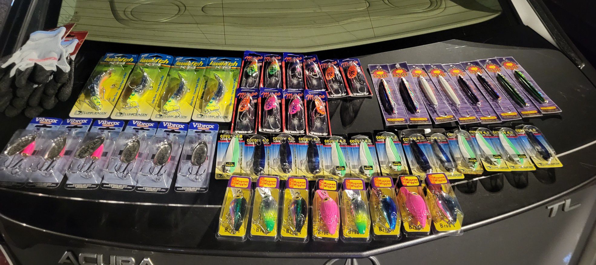 FISHING LURES SPINNERS SPOONS FLASHERS