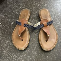 Cute Italian Shoemakers Leather Sandals. Size 7. Good Condition!