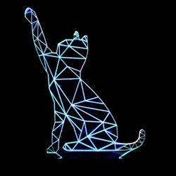 LED CAT LOVER NIGHT LIGHT NEW