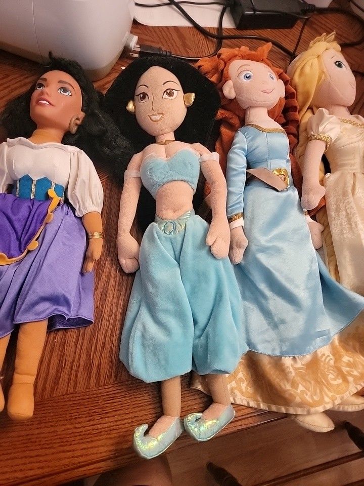 Disney Princess Plush Dolls