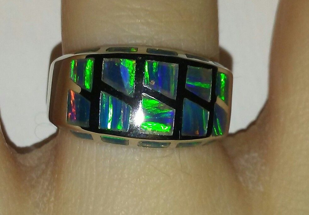 Beautiful ππ Fire Opal Ring π SIZE 5! π₯ππ