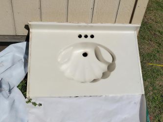 White Sink 34 7/8 by 21 3/4