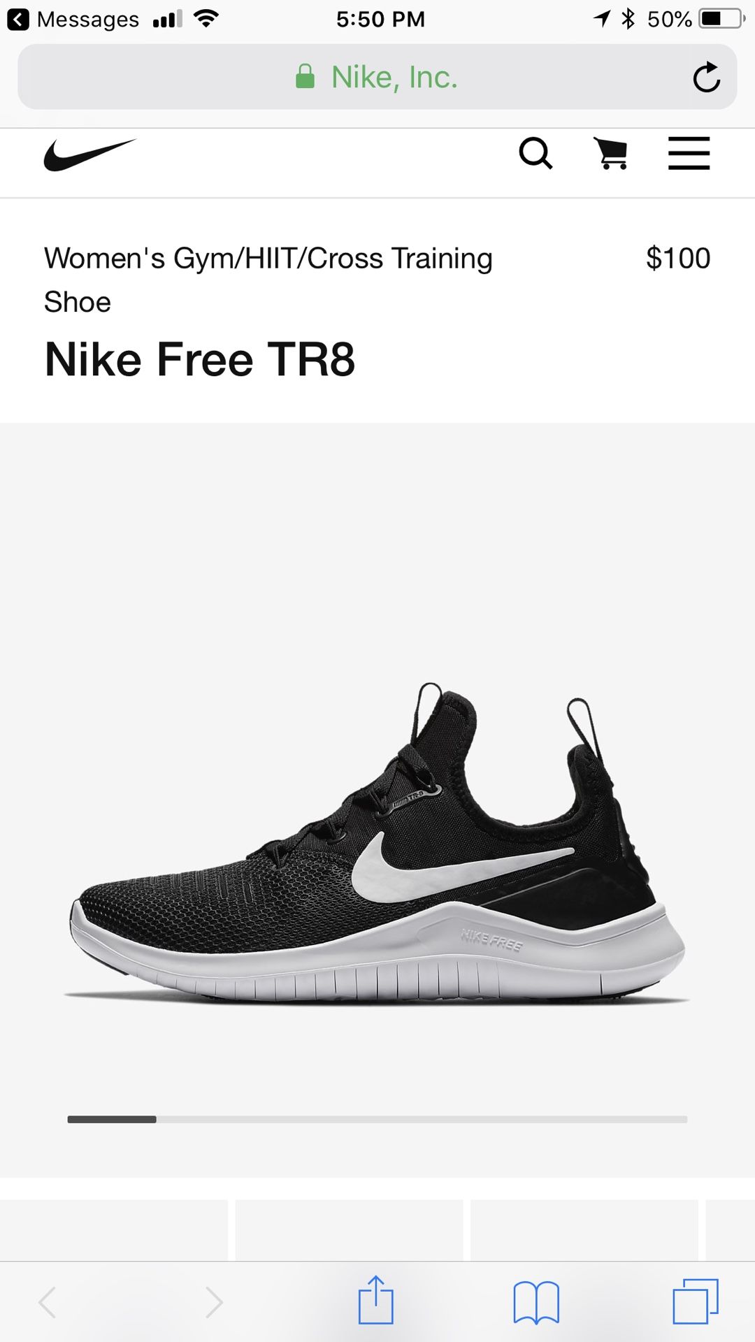Free tr8 women's gym/hiit/cross training shoe discount