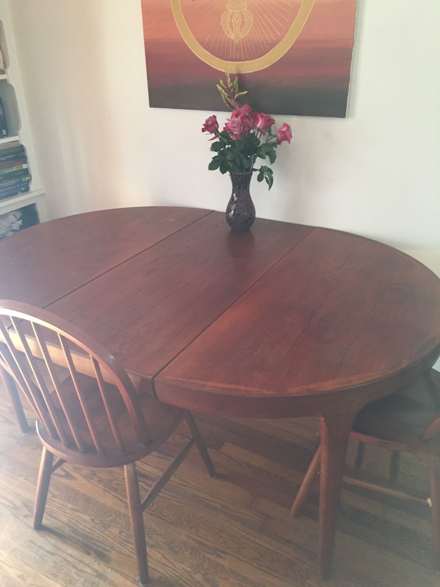 Cherry wood kitchen table